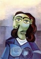 Retrato Dora Maar con ojos azules 1939 cubismo Pablo Picasso